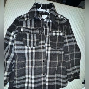 H&M Plaid Outerwear